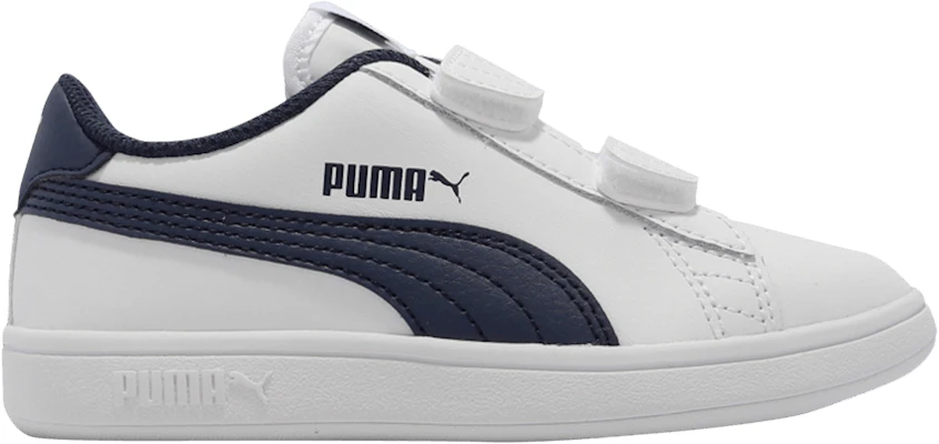 (學齡前) Puma Smash V2 L V 'White Peacoat' 365173-04 Buy (學齡前) Puma Smash V2 L V 'White Peacoat' 365173-04