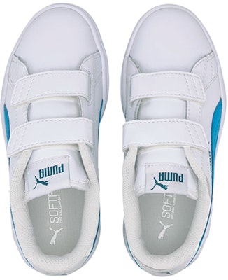 (PS) 彪马Smash v2 皮革“白色德累斯蓝” 365173-21 Lookbook (PS) 彪马Smash v2 皮革“白色德累斯蓝” 365173-21