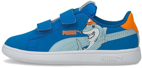 puma-smash-v2-lil-v-kids-trainers-future-blue-ps