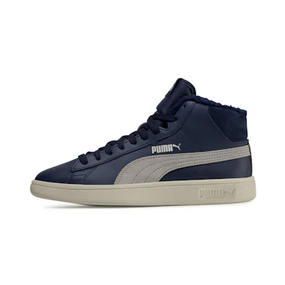(PS) Puma Smash v2 Mid 'Navy Fleece'