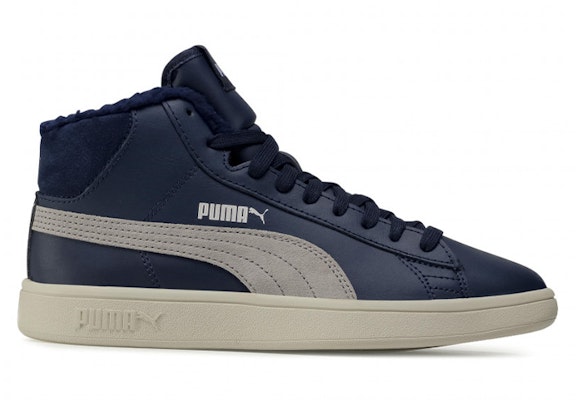 (Preschool) Puma Smash v2 Mid 'Navy Fleece' 366896-06 Order (Preschool) Puma Smash v2 Mid 'Navy Fleece' 366896-06