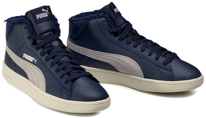 (Preschool) Puma Smash v2 Mid 'Navy Fleece' 366896-06 Lookbook (Preschool) Puma Smash v2 Mid 'Navy Fleece' 366896-06