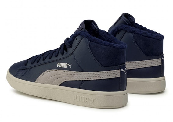 (Preschool) Puma Smash v2 Mid 'Navy Fleece' 366896-06 Shop (Preschool) Puma Smash v2 Mid 'Navy Fleece' 366896-06
