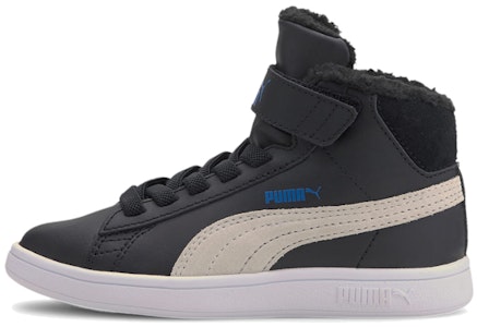 中童 PUMA Smash V2 Mid Fur 中筒 兒童板鞋 卡其黑 Buy 中童 PUMA Smash V2 Mid Fur 中筒 兒童板鞋 卡其黑