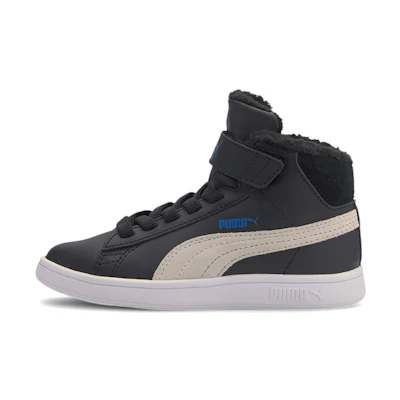 (PS) Puma Smash V2 Mid Fur Mid-high Sneakers Black