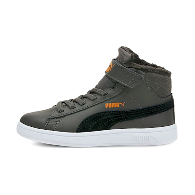 (PS) Puma Smash V2 Mid Fur V 'Grey'