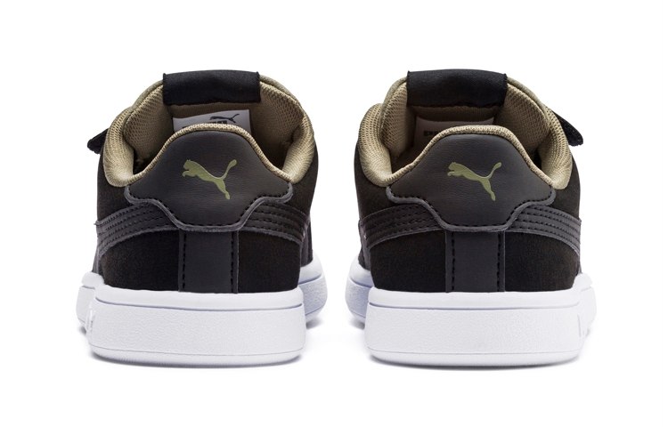 Shop 中童 PUMA Smash V2 Monster V Ps 低筒 兒童板鞋 黑綠