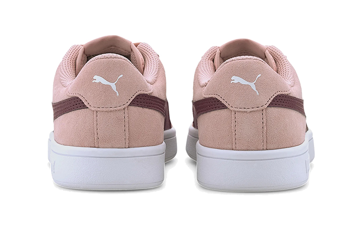 (PS) Puma Smash V2 Suede 'Pink White Brown' 圖 4