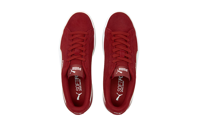 (PS) Puma Smash V2 Suede 'Red White' 圖 3