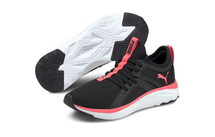 Lookbook (Preschool) Puma SoftRide Sophia 'Black Pink' 195159-02