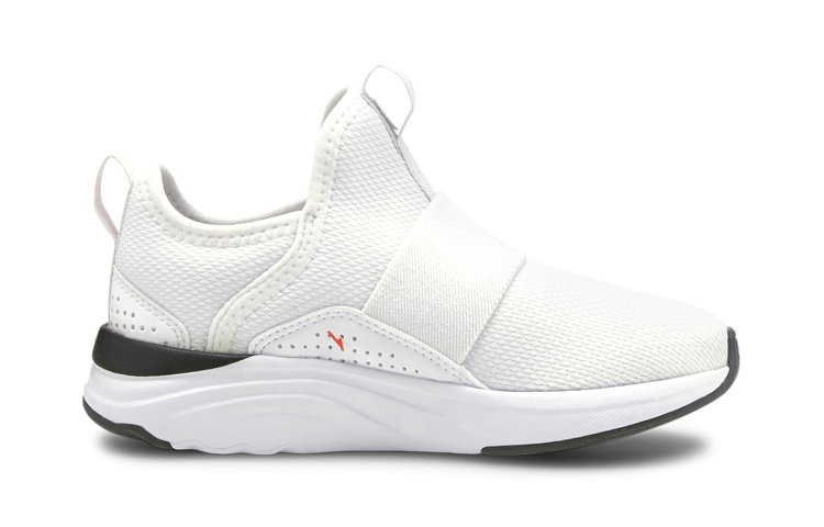 Order (Preschool) Puma Softride Sophia Slip-On 'White Black' 195568-02