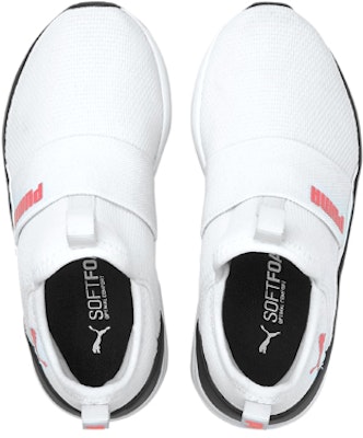 (Preschool) Puma Softride Sophia Slip-On 'White Black' 195568-02 Lookbook (Preschool) Puma Softride Sophia Slip-On 'White Black' 195568-02