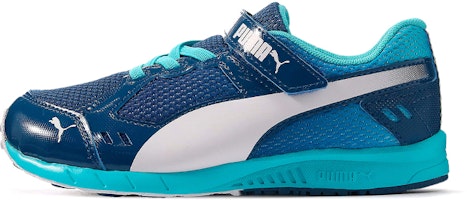 (Preschool) Puma Speed Monster V3 K Shoes Blue/White 190266-07 (Preschool) Puma Speed Monster V3 K Shoes Blue/White 190266-07