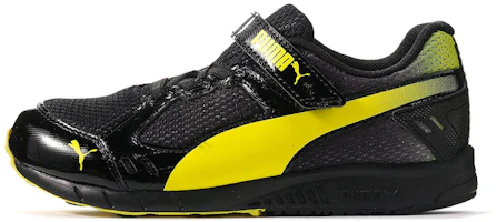 (Preschool) Puma Speed Monster V3 K Shoes Black/Yellow 190266-06 (Preschool) Puma Speed Monster V3 K Shoes Black/Yellow 190266-06