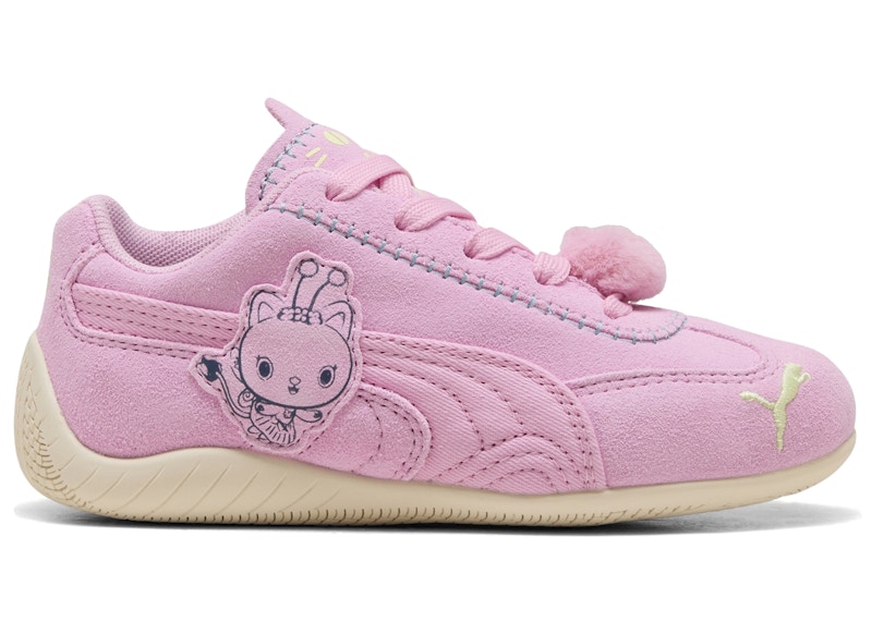 (Youth) Puma Gabby's Dollhouse x Puma Speedcat Little Kid 'Pink Shimmer Alpine Snow' 405780-01