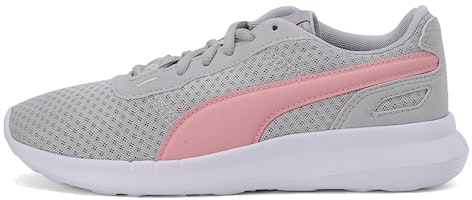 (Youth) Puma ST Activate Sports Running Shoes Grey/Pink/White 369069-10 (Youth) Puma ST Activate Sports Running Shoes Grey/Pink/White 369069-10
