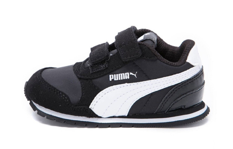 (Preschool) Puma ST Runner 'Black White Velcro' 367131-01