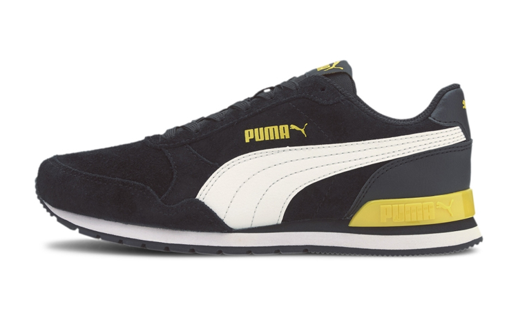 (Preschool) Puma St Runner V2 Suede 'Black Yellow' 366000-08