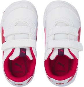 中童 PUMA Stepfleex 2 Sl V Ps 休閒 低幫 兒童板鞋 白粉色 Shop 中童 PUMA Stepfleex 2 Sl V Ps 休閒 低幫 兒童板鞋 白粉色