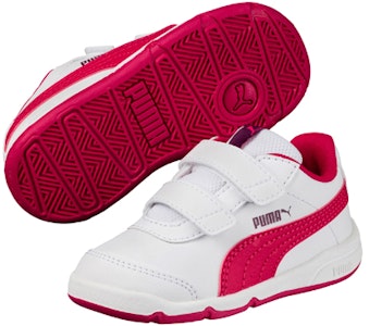 中童 PUMA Stepfleex 2 Sl V Ps 休閒 低幫 兒童板鞋 白粉色 Purchase 中童 PUMA Stepfleex 2 Sl V Ps 休閒 低幫 兒童板鞋 白粉色