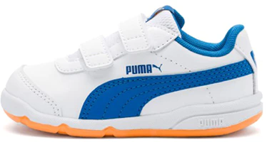 (Preschool) Puma Stepfleex 2 Sl V Ps Casual Sneakers White/Blue 190114-16 (Preschool) Puma Stepfleex 2 Sl V Ps Casual Sneakers White/Blue 190114-16
