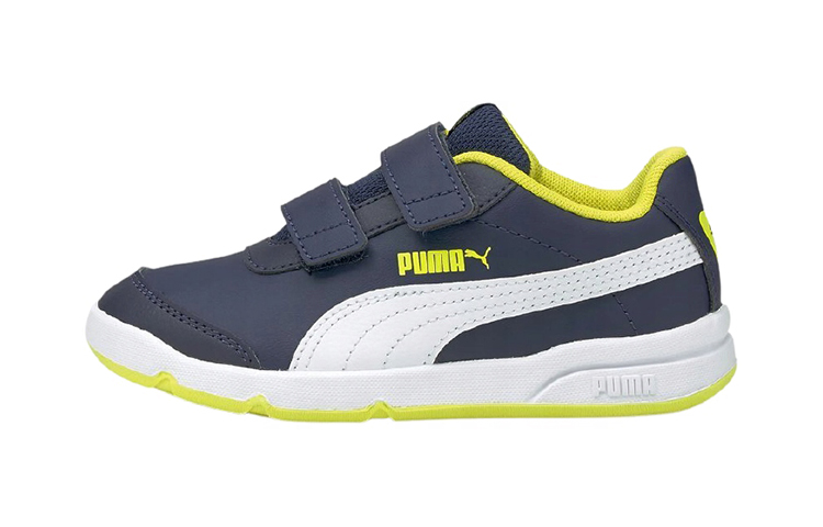 (Preschool) Puma Stepfleex 2 SL VE Sports Sneakers Blue/Yellow/White 192522-23