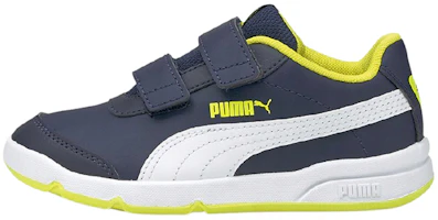 (Preschool) Puma Stepfleex 2 SL VE Sports Sneakers Blue/Yellow/White 192522-23 (Preschool) Puma Stepfleex 2 SL VE Sports Sneakers Blue/Yellow/White 192522-23