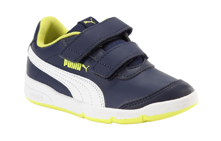 Lookbook (PS) Puma Stepfleex 2 SL VE Sportschuhe Blau/Gelb/Weiß 192522-23
