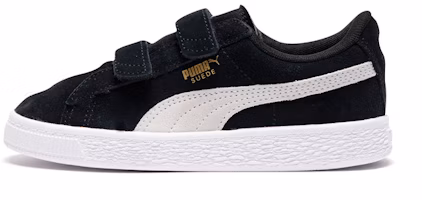 (Preschool) Puma Suede 2 Straps 'Black White' 359595-01 (Preschool) Puma Suede 2 Straps 'Black White' 359595-01