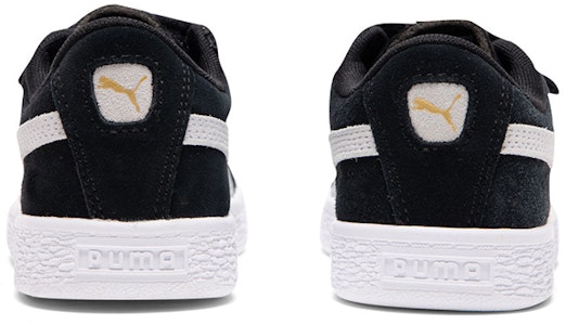中童 PUMA Suede 2 Straps 魔鬼氈 休閒 輕便 低筒 板鞋 黑白 Purchase 中童 PUMA Suede 2 Straps 魔鬼氈 休閒 輕便 低筒 板鞋 黑白