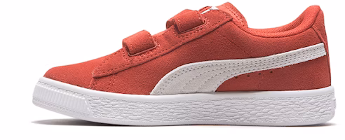 (Preschool) Puma Suede 2 Straps Red/White 359595-03 (Preschool) Puma Suede 2 Straps Red/White 359595-03