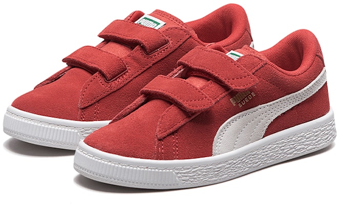 (PS) プーマ スウェード 2ストラップ 赤/白 359595-03 Lookbook (PS) プーマ スウェード 2ストラップ 赤/白 359595-03