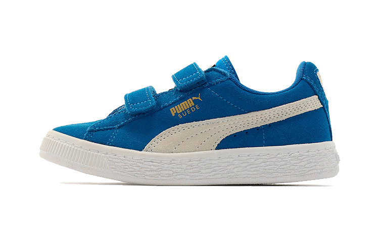 Buy (PS) Puma Suede 2 Correas Zapatillas Casual Azul/Blanco 359595-02