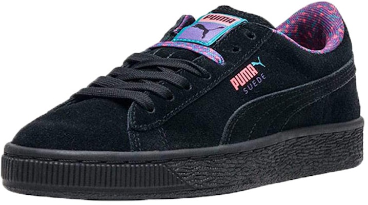 (PS) プーマ スウェード 90s Jr 黒/紫 365932-01 Order (PS) プーマ スウェード 90s Jr 黒/紫 365932-01