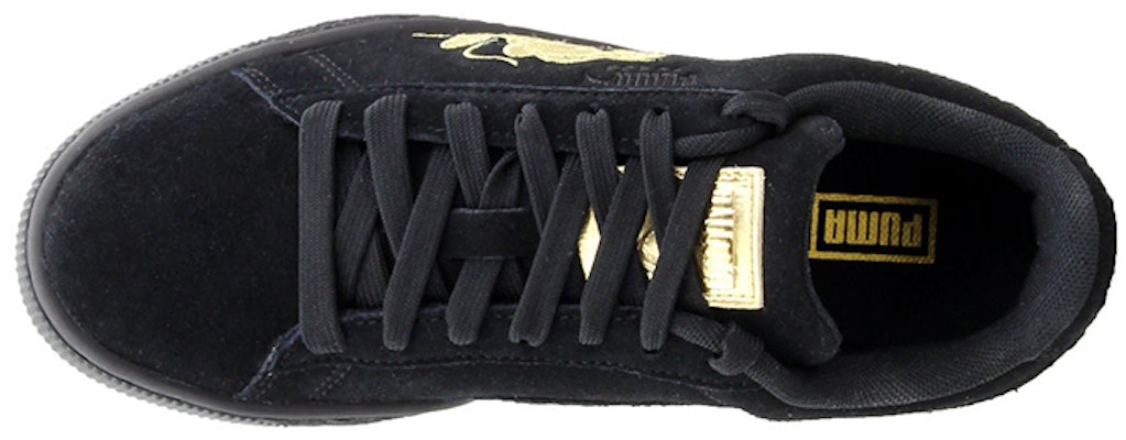 (JR) 彪马麂皮龙纹系带运动鞋黑色款 368214-01 Lookbook (JR) 彪马麂皮龙纹系带运动鞋黑色款 368214-01