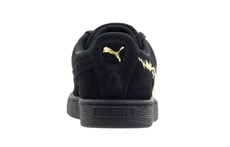 Shop (JR) 彪马麂皮龙纹系带运动鞋黑色款 368214-01