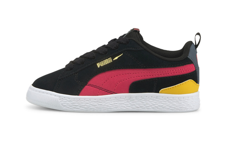 (Preschool) Puma Suede Bloc Lf 'Black' 382005-02