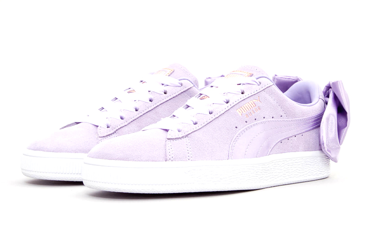 Lookbook (PS) 彪马 经典绒面蝴蝶结 '紫白配色' 367316-03