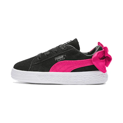 (PS) Puma Suede Bow AC Sneakers Black/Pink/White