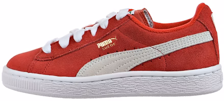 (Preschool) Puma Suede Casual Shoes Red/White 360757-03
