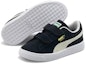 Purchase 兒童 PUMA Suede Classic 舒適 耐磨輕便 低幫 兒童板鞋 黑白色