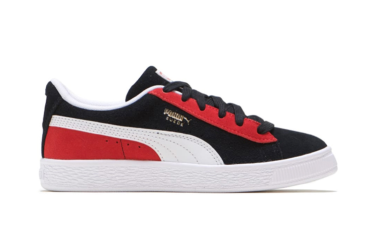 Order 中童 PUMA Suede Classic Kokono 低筒 兒童滑板鞋 黑紅