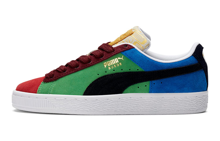 Buy (PS) Puma Suede Classic 'Patchwork - Merah Biru Hijau' 381774-02