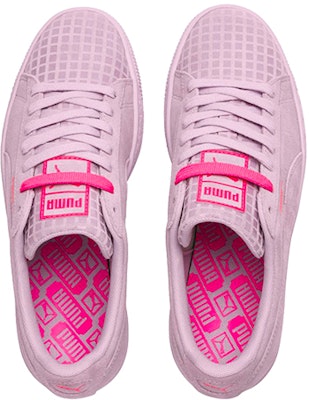 (W) Puma Suede Klasik Kasual Sneaker Merah Jambu 366739-03 Lookbook (W) Puma Suede Klasik Kasual Sneaker Merah Jambu 366739-03