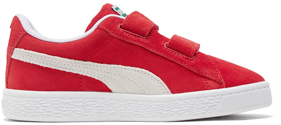 (Preschool) Puma Suede Classic Xxi (Middle ) Casual Shoes White/Red 380563-02 Order (Preschool) Puma Suede Classic Xxi (Middle ) Casual Shoes White/Red 380563-02