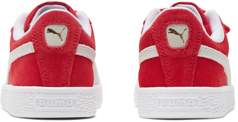 (Preschool) Puma Suede Classic Xxi (Middle ) Casual Shoes White/Red 380563-02 Purchase (Preschool) Puma Suede Classic Xxi (Middle ) Casual Shoes White/Red 380563-02