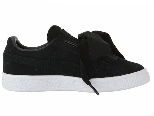 中童 PUMA Suede Heart Ps 休閒 防滑耐磨 低筒 兒童板鞋 黑 Order 中童 PUMA Suede Heart Ps 休閒 防滑耐磨 低筒 兒童板鞋 黑