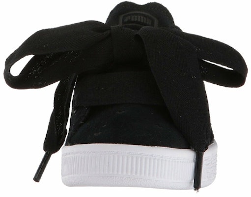 中童 PUMA Suede Heart Ps 休閒 防滑耐磨 低筒 兒童板鞋 黑 Shop 中童 PUMA Suede Heart Ps 休閒 防滑耐磨 低筒 兒童板鞋 黑