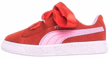 (Preschool) Puma Suede Heart Radicals 'Red White' 368948-01 (Preschool) Puma Suede Heart Radicals 'Red White' 368948-01