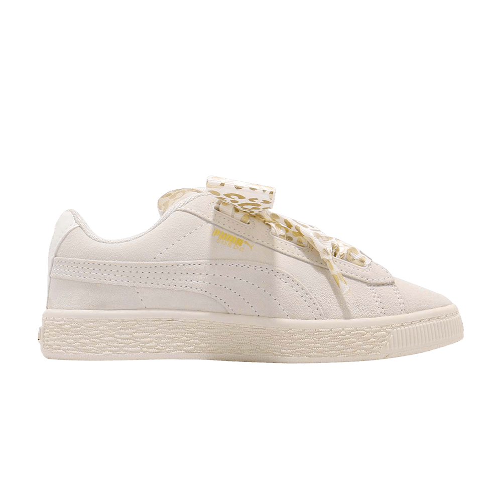 (Preschool) Puma Suede Heart AthLuxe 'Whisper White' 366845-03